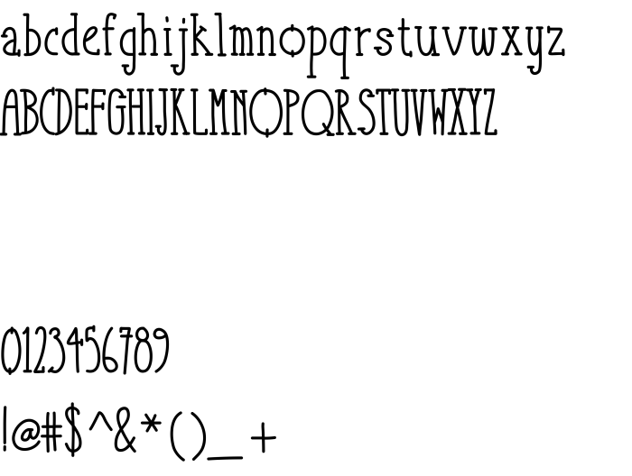 Font TakeItOrLeaveItSerif