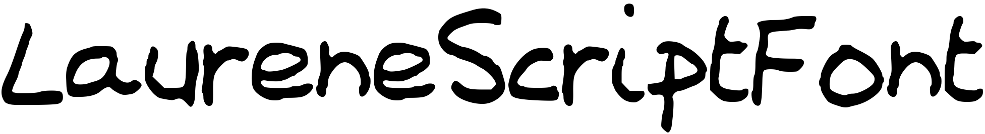 Font LaureneScriptFont