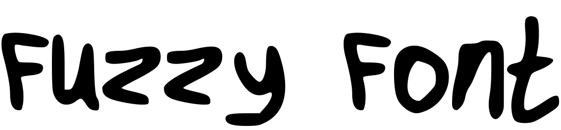 Font Fuzzy_Font