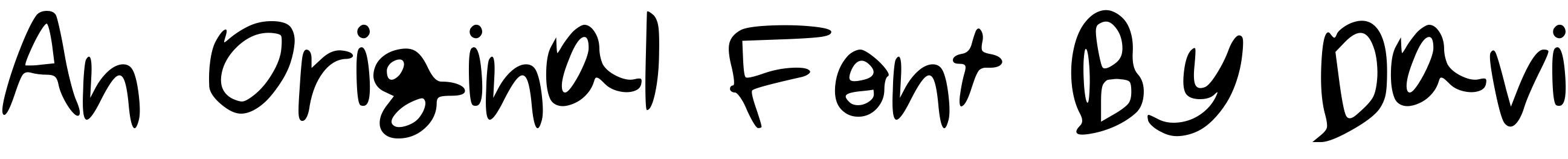 Font An_Original_Font_By_Davi