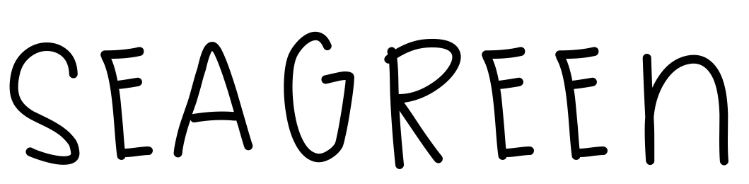 Font SeaGreen