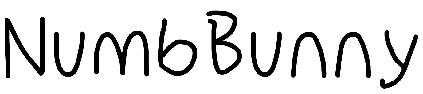 Font NumbBunny