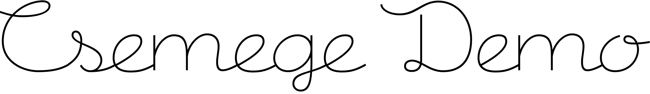 Font Csemege Demo