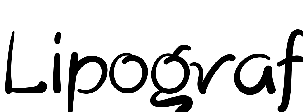 Font Lipograf