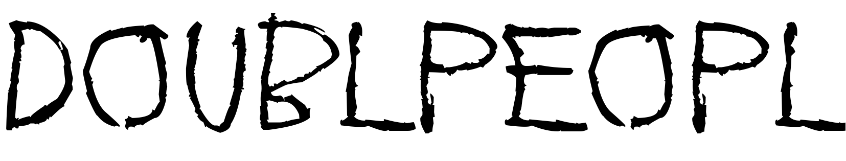 Font Doublpeopl