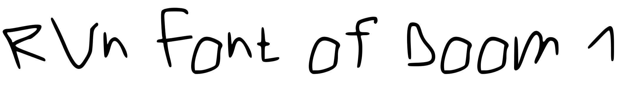 Font RVn Font of Doom 1