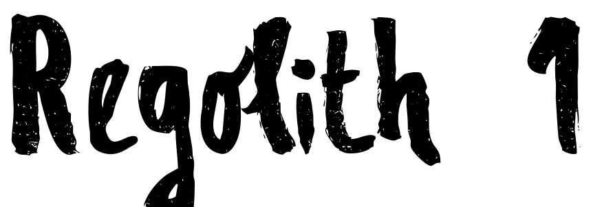 Font Regolith 1