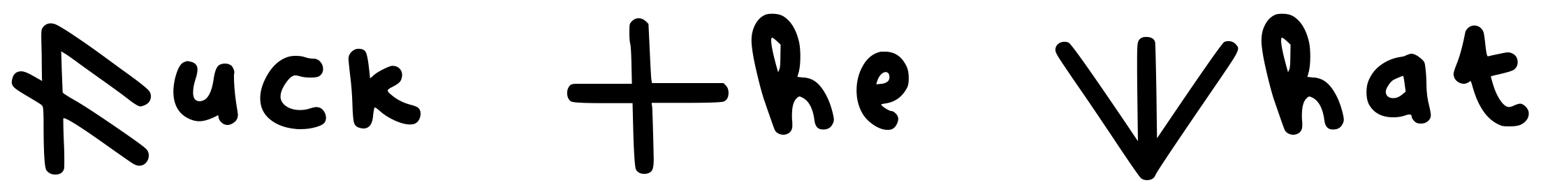 Font Fuck The What