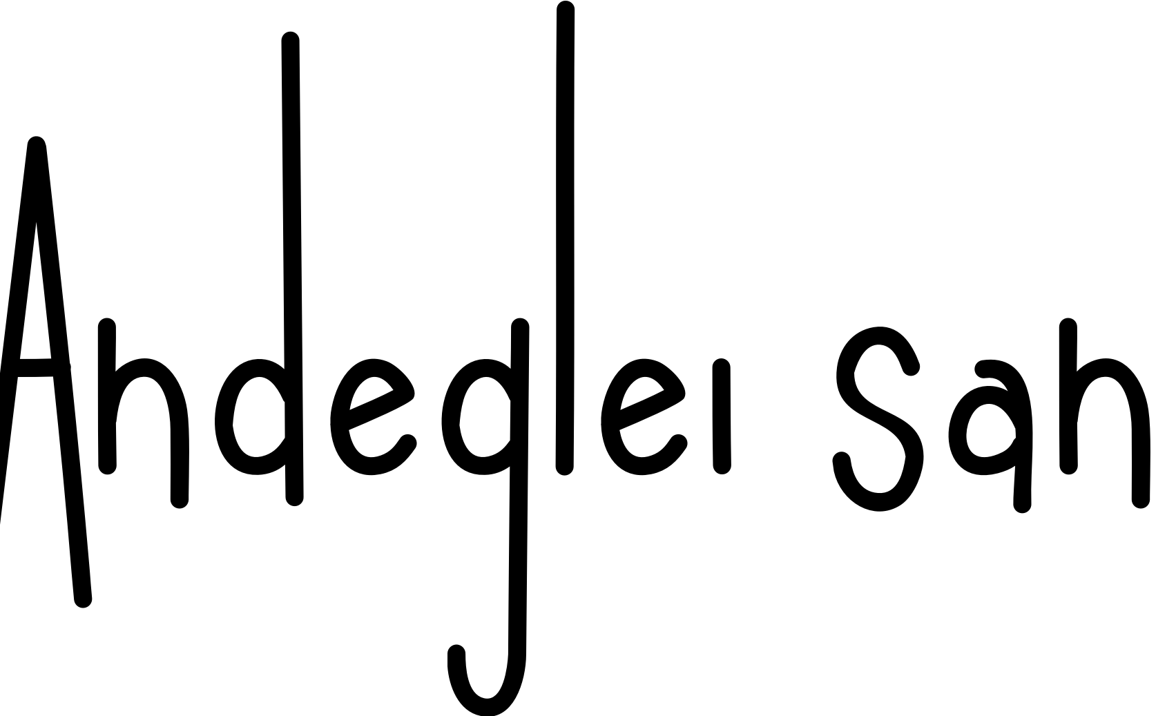 Font Andeglei san