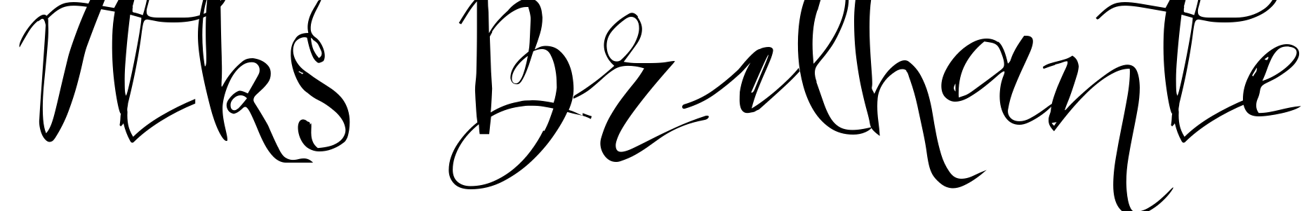 Font Vtks Brilhante