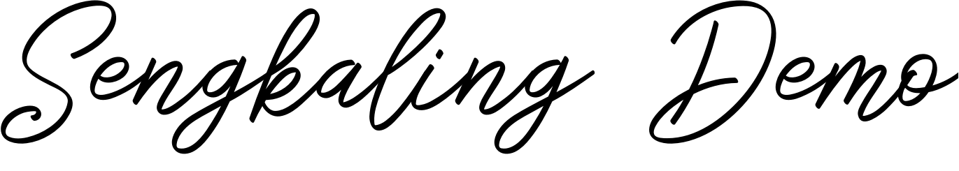Font Sengkaling Demo
