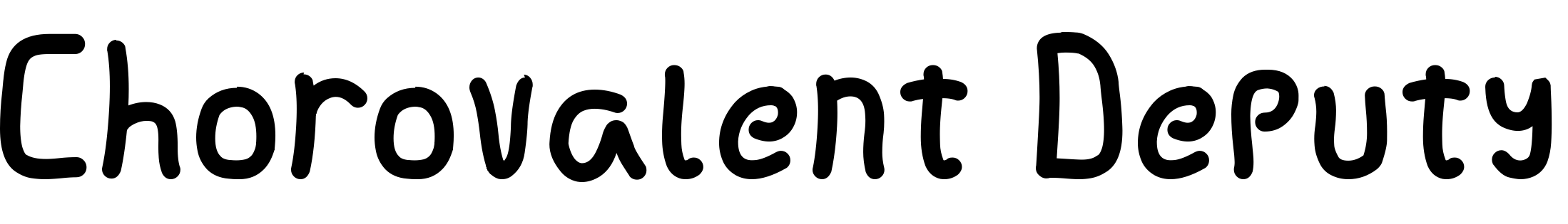 Font Chorovalent Deputy