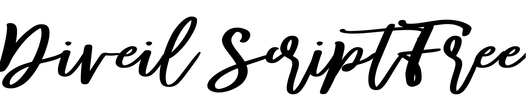 Font Diveil ScriptFree