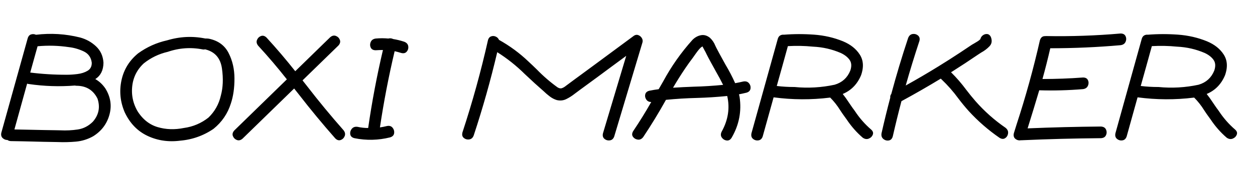 Font BOXI MARKER