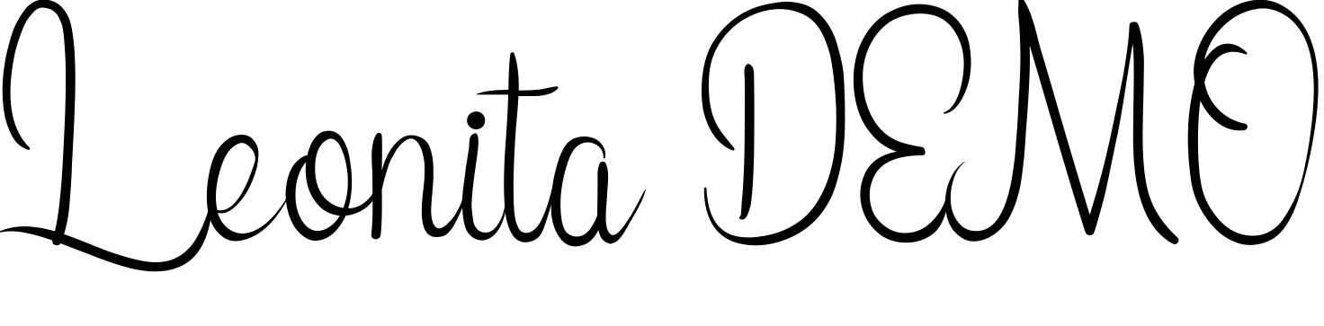 Font Leonita DEMO