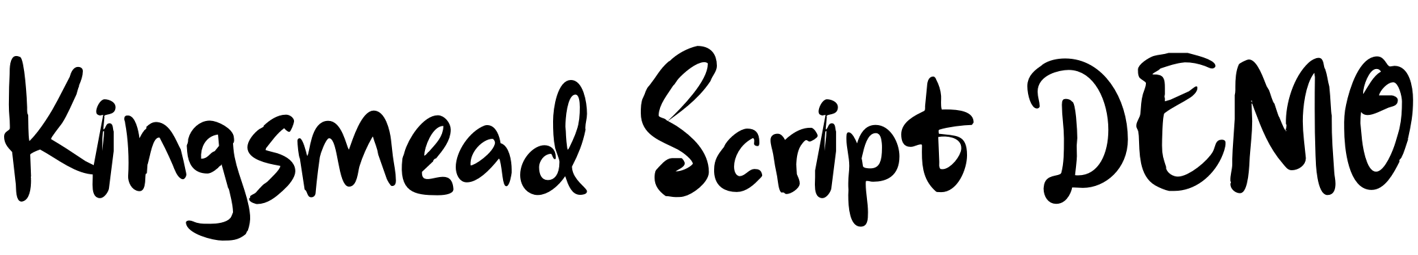 Font Kingsmead Script DEMO