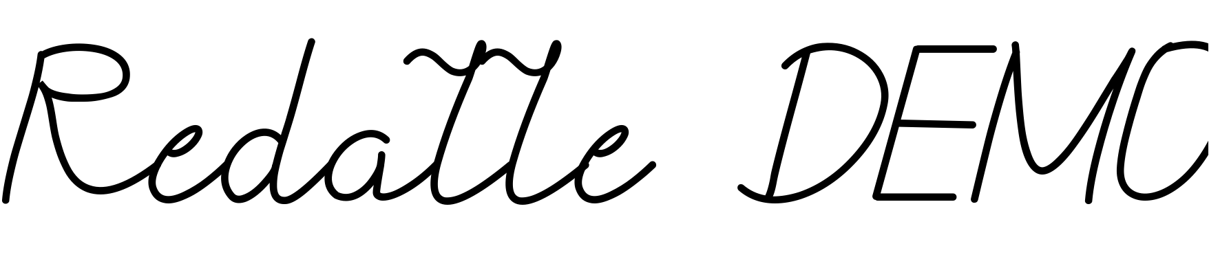 Font Redalle DEMO