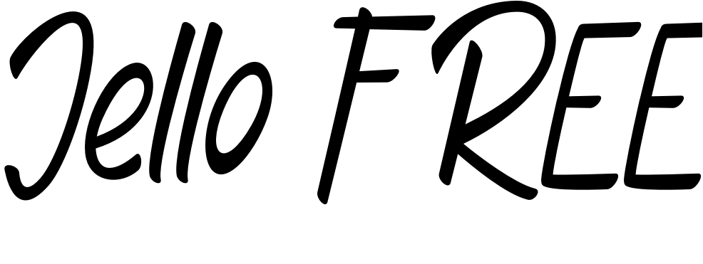 Font Jello FREE