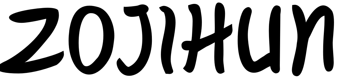 Font ZOJIHUN