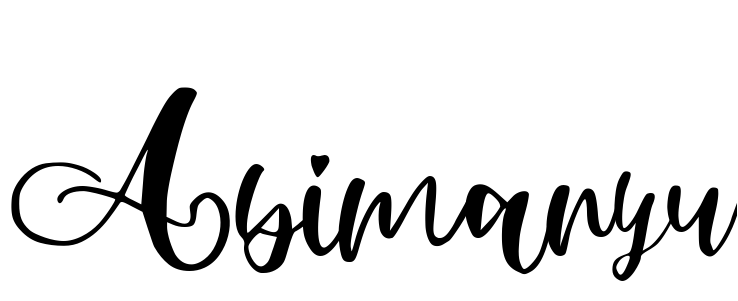 Font Abimanyu