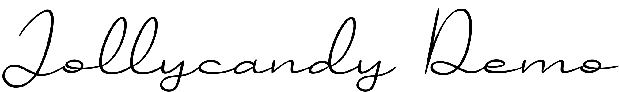 Font Jollycandy Demo