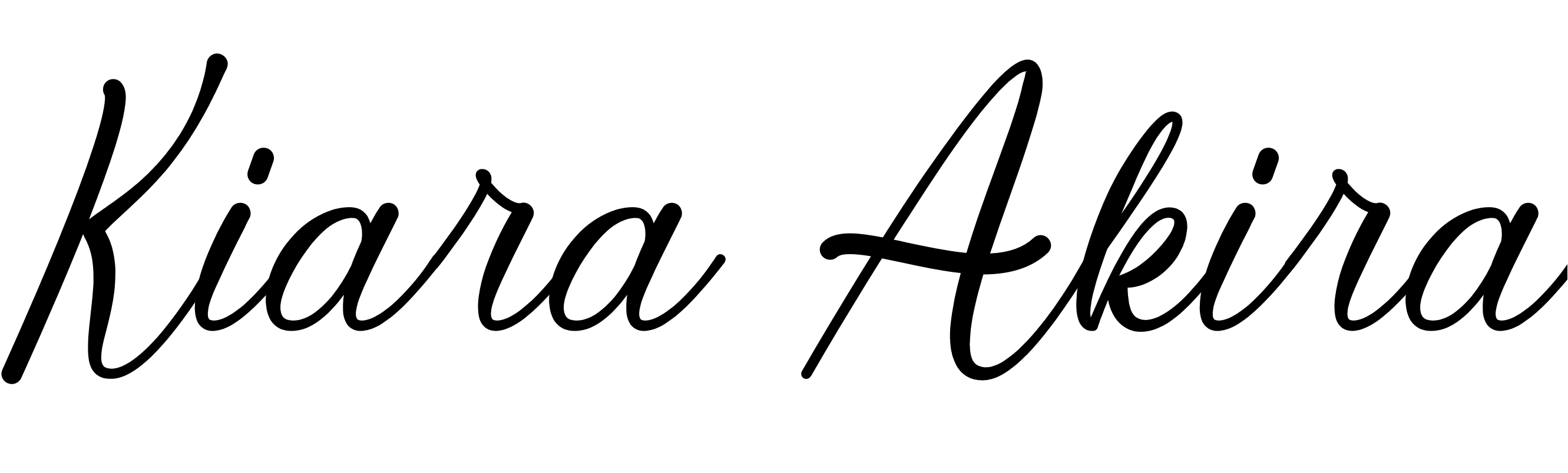 Font Kiara Akira