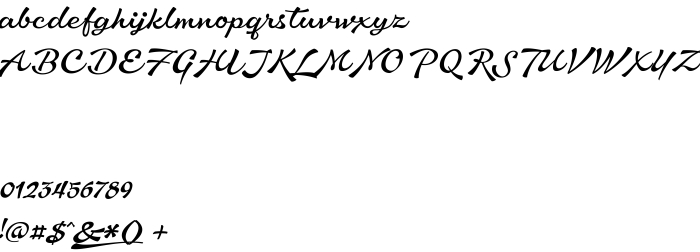 Шрифт Aromia Script