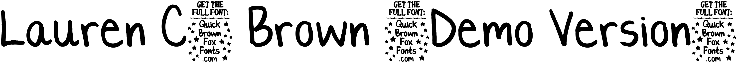 Font Lauren C. Brown (Demo Version)
