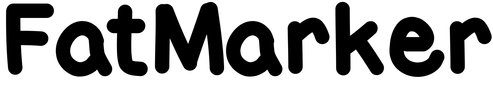 Font FatMarker
