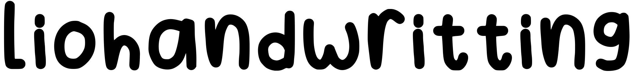 Font Liohandwritting
