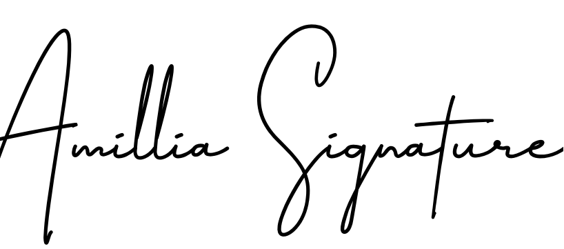 Font Amillia Signature