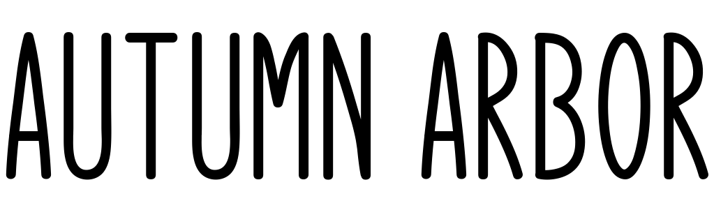 Font Autumn Arbor