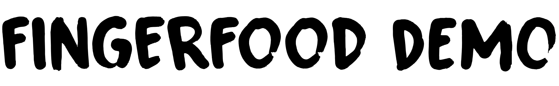 Font Fingerfood DEMO