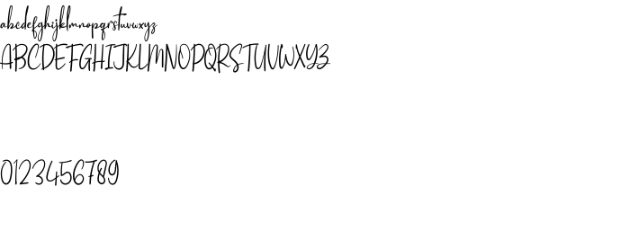 Font Ruth Signature