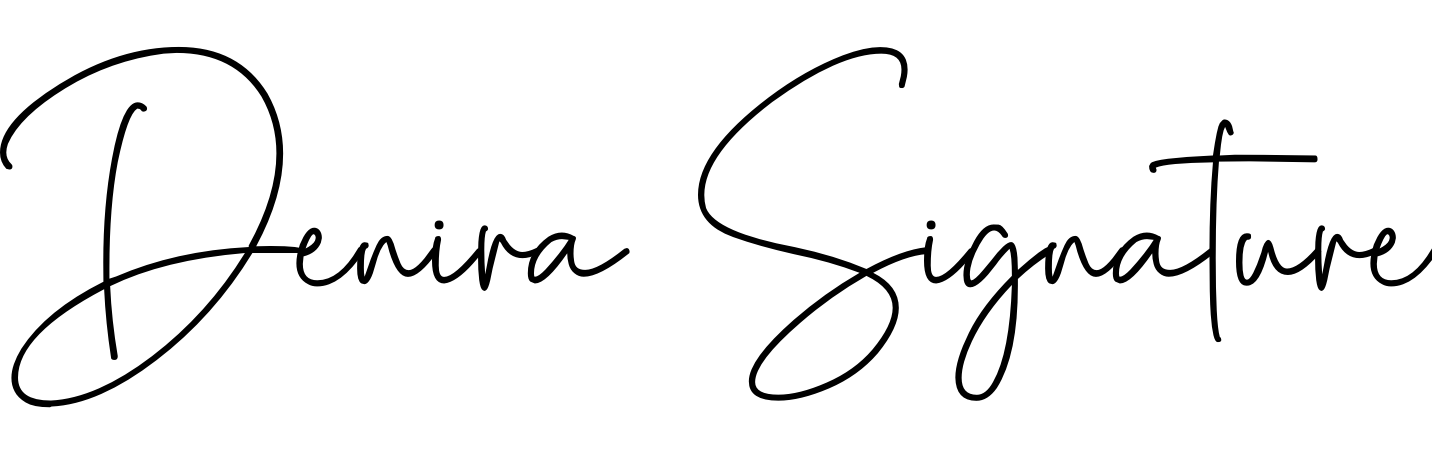 Font Denira Signature