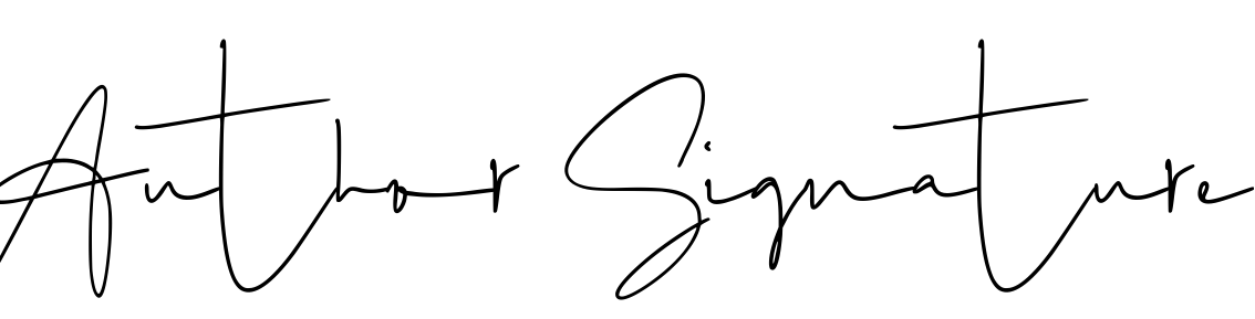 Font Author Signature