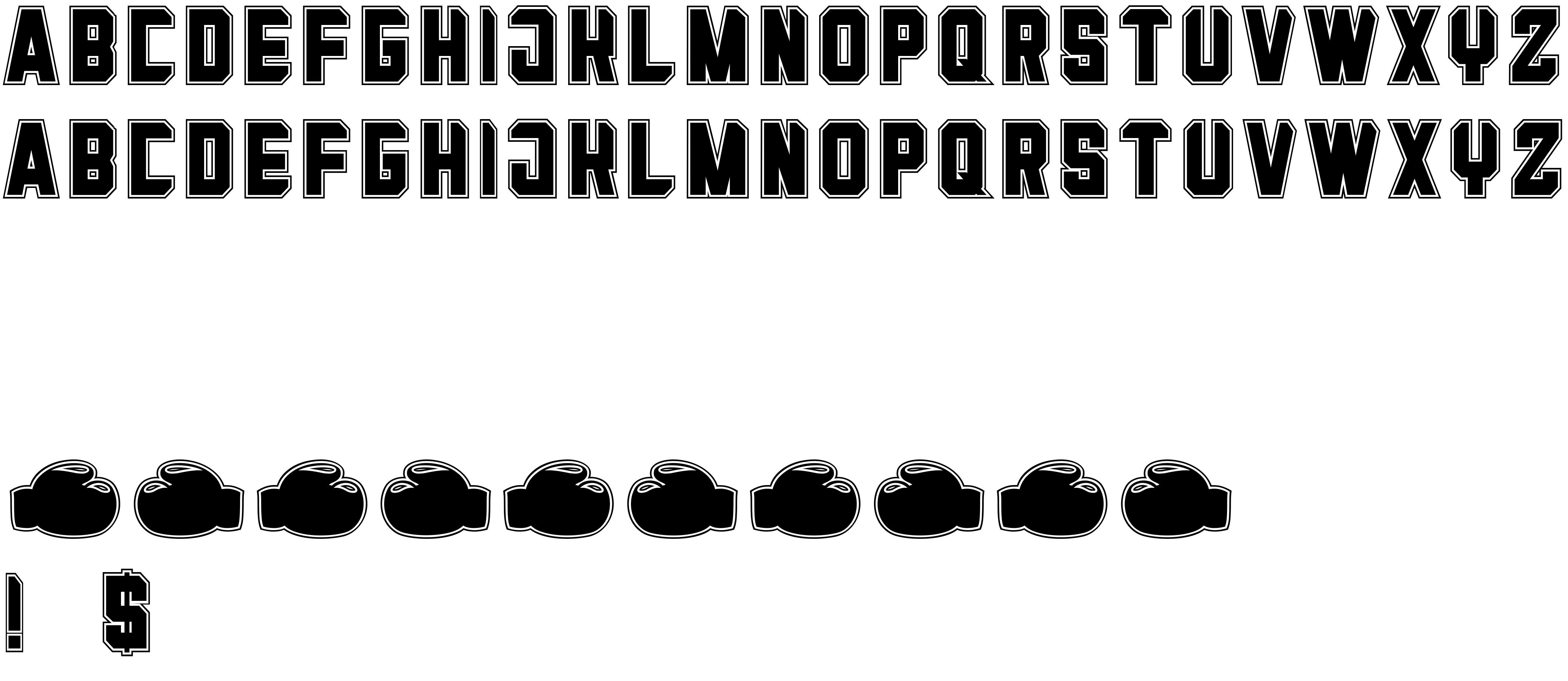 Preview font Mama Punch