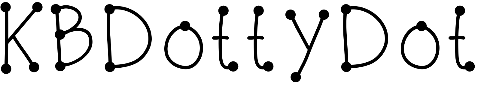 Font KBDottyDot