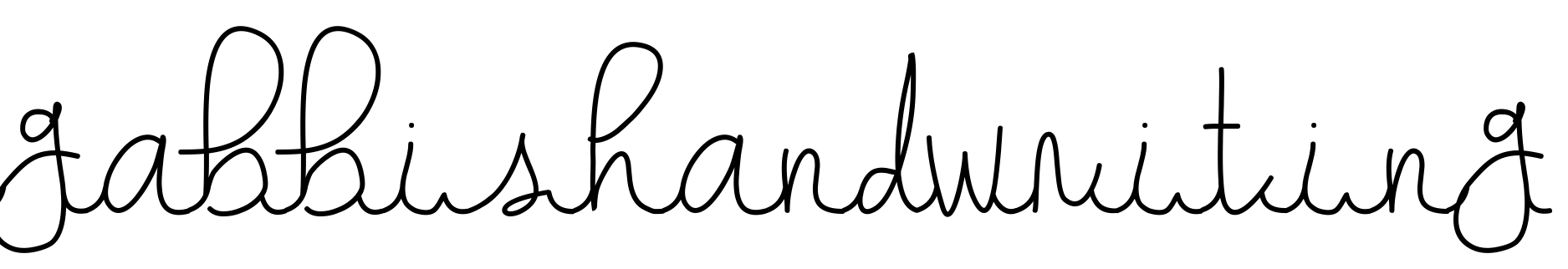 Font gabbishandwriting