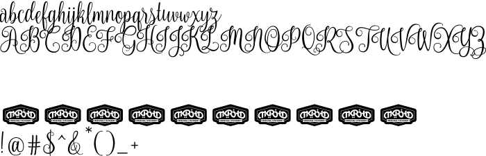 Шрифт Nouradilla
