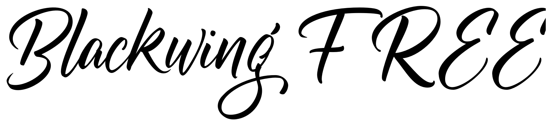 Font Blackwing FREE