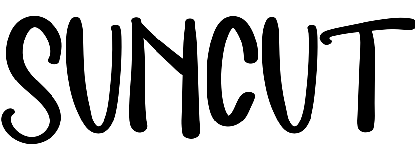 Font SUNCUT