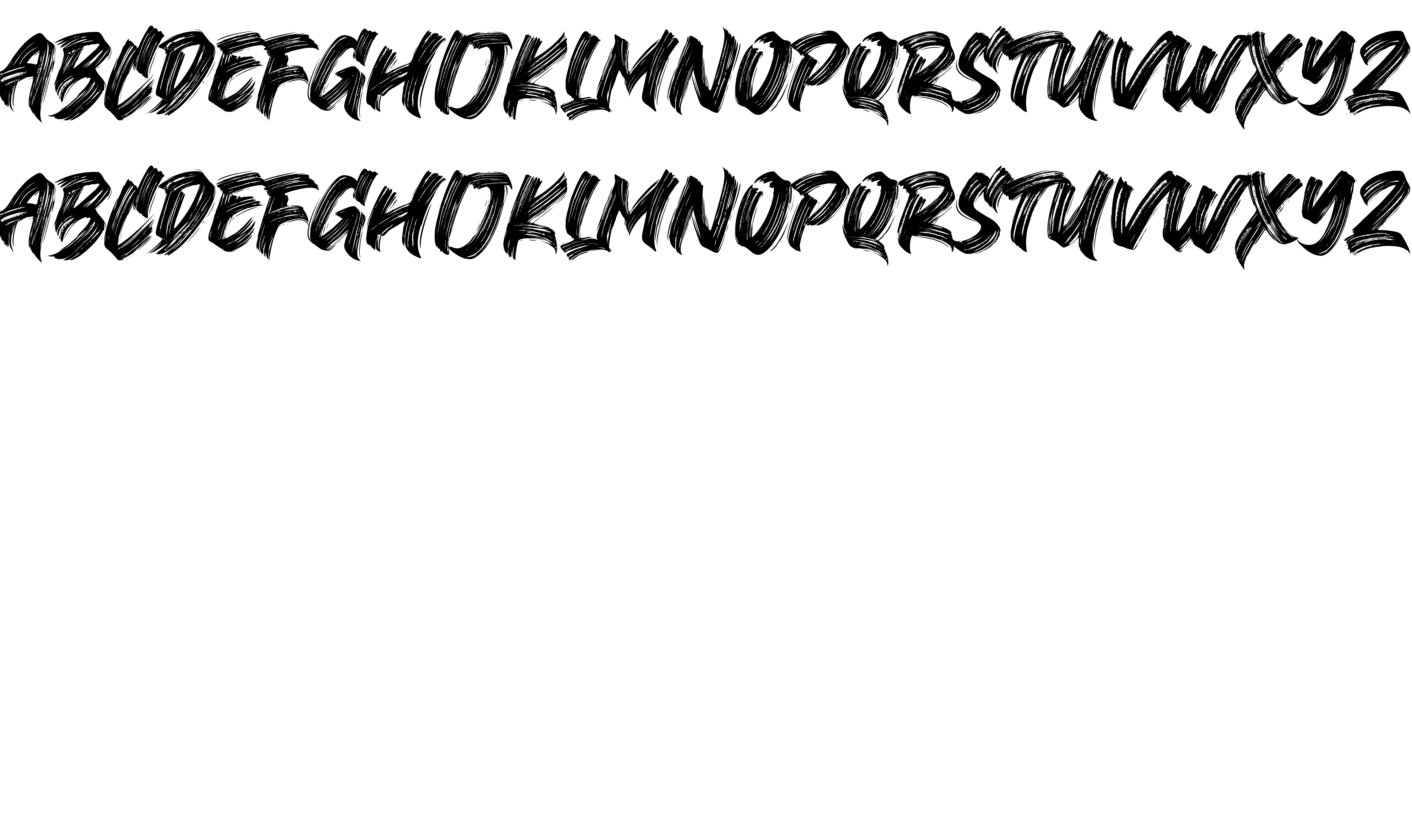 Preview font Black Bruno