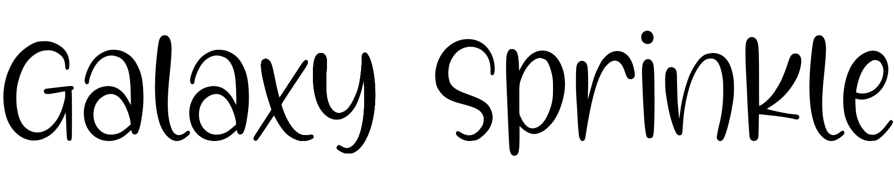 Font Galaxy Sprinkle