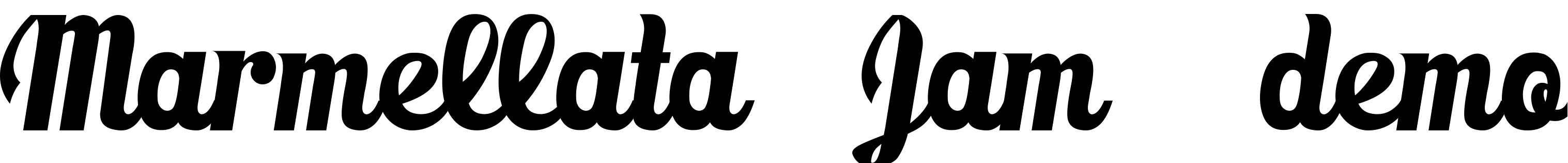 Font Marmellata (Jam)_demo