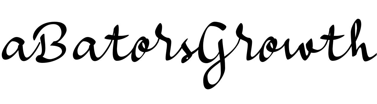 Font aBatorsGrowth