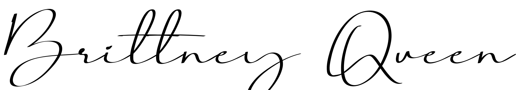 Font Brittney Queen