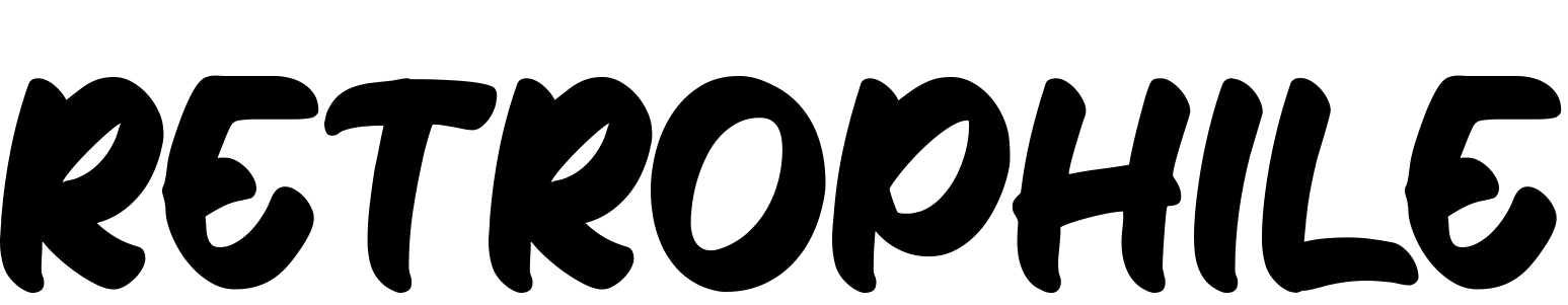 Font Retrophile
