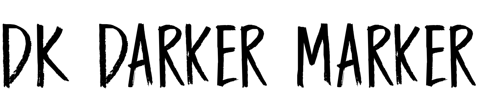 Font DK Darker Marker
