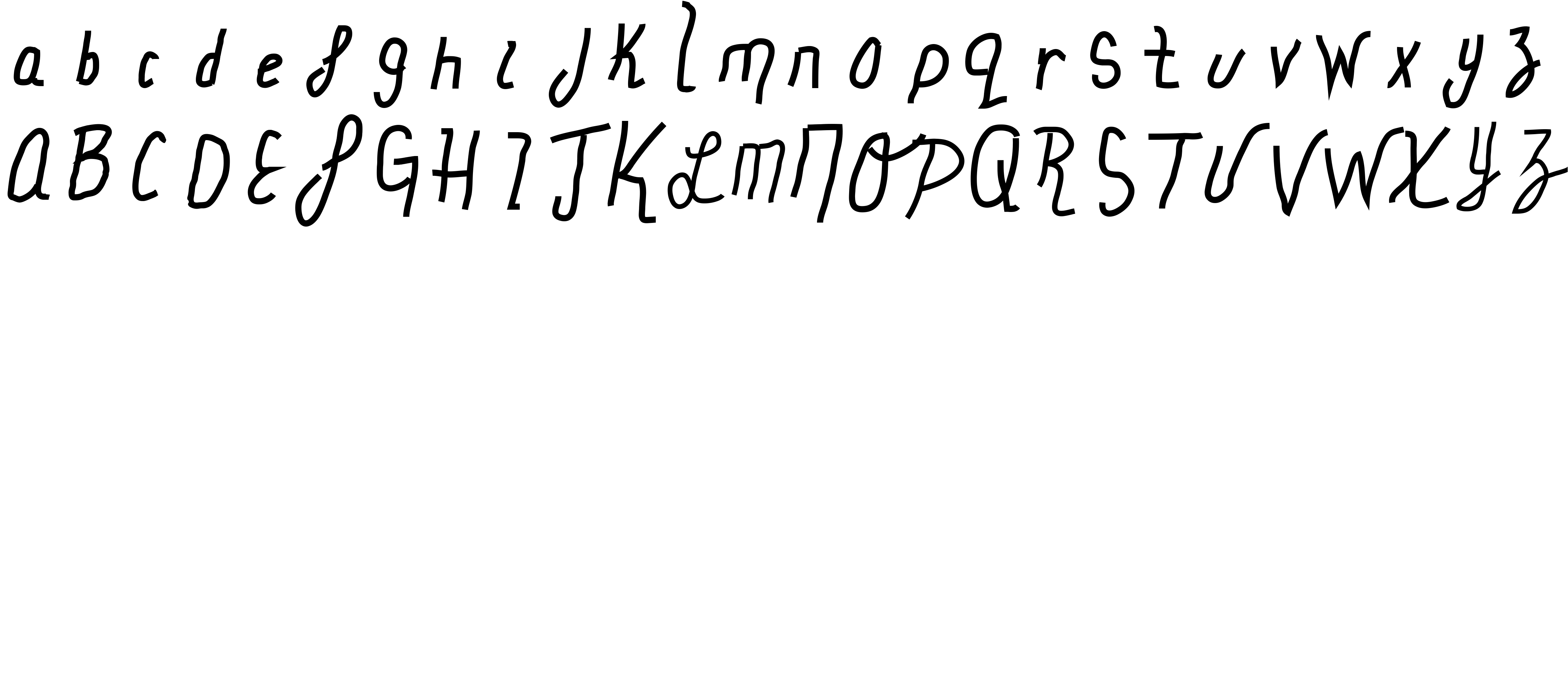 Preview font Bybsy
